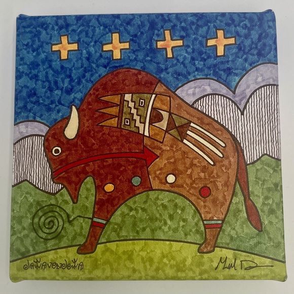 2 Glycee Prints Gerald Dawavendewa Hopi- Dancing With Dragonflies AND Mosayiu - Picture 2 of 15